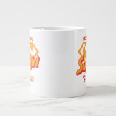 Supergirl stärker als je zuvor Retro Graphic Jumbo-Tasse (Vorderseite)