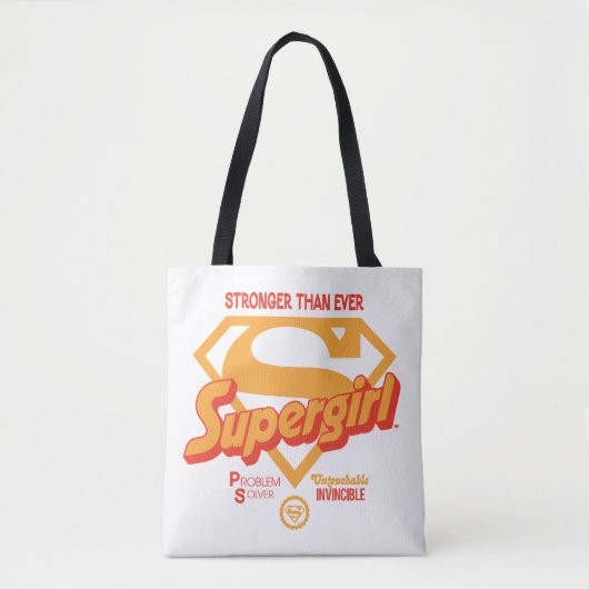 Supergirl stärker als je zuvor Retro Graphic Tasche (Vorderseite)