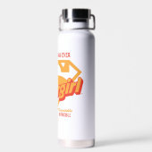 Supergirl stärker als je zuvor Retro Graphic Trinkflasche (Rückseite)
