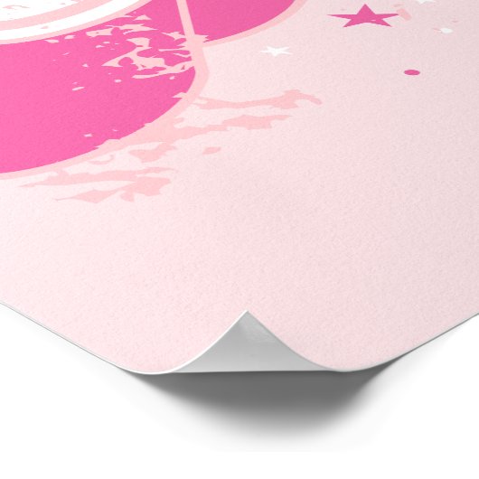 Supergirl Stars and Logo Poster (Ecke)