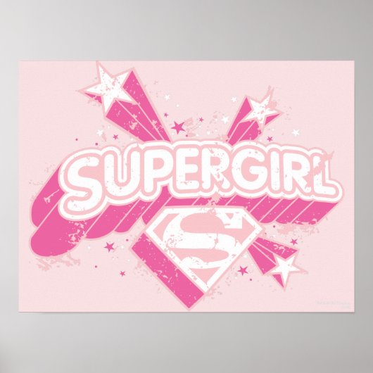 Supergirl Stars and Logo Poster (Vorne)