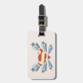 Supergirl Stars S-Shield Gepäckanhänger (Vorderseite vertikal)