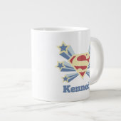 Supergirl Stars S-Shield Jumbo-Tasse (Vorderseite Rechts)