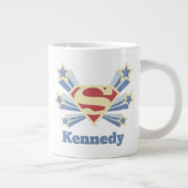 Supergirl Stars S-Shield Jumbo-Tasse (Rechts)