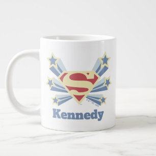 Supergirl Stars S-Shield Jumbo-Tasse