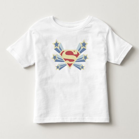 Supergirl Stars S-Shield Kleinkind T-shirt (Vorderseite)