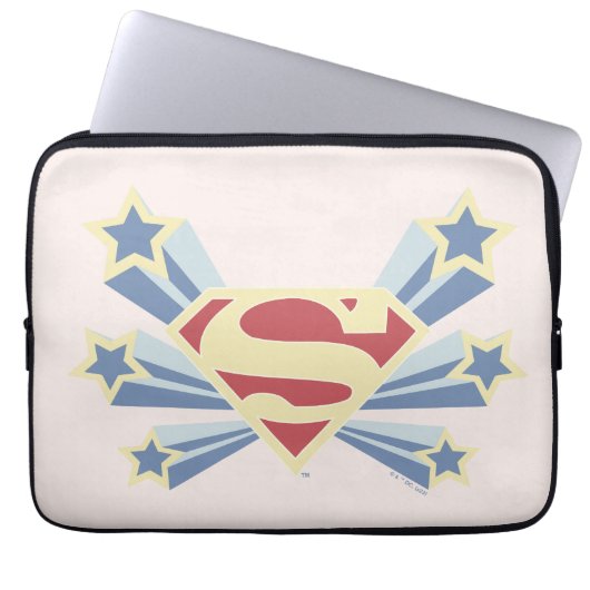 Supergirl Stars S-Shield Laptopschutzhülle (Vorderseite)