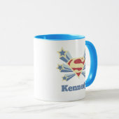 Supergirl Stars S-Shield Tasse (VorderseiteRechts)
