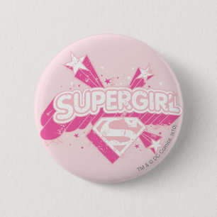 Supergirl Stars und Logos Button