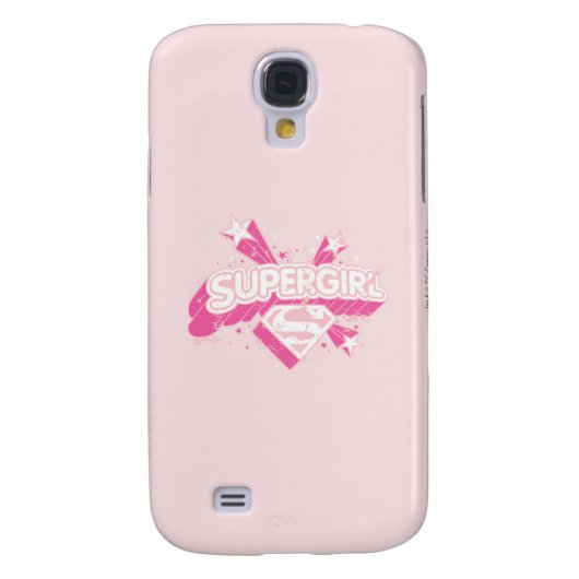 Supergirl Stars und Logos Case-Mate Samsung Galaxy Hülle (Rückseite)
