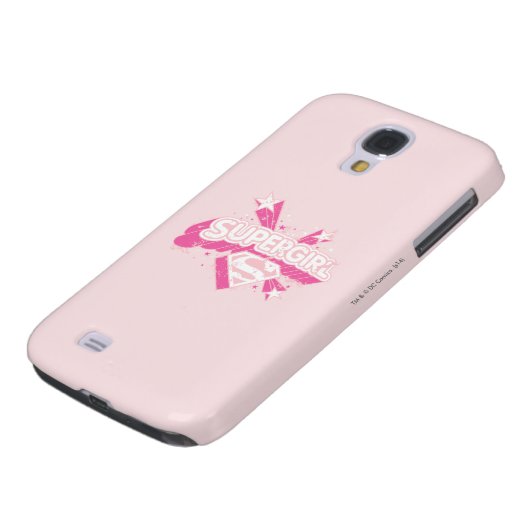 Supergirl Stars und Logos Case-Mate Samsung Galaxy Hülle (unten)