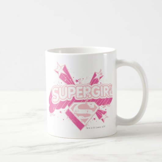 Supergirl Stars und Logos Kaffeetasse (Rechts)