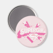 Supergirl Stars und Logos Magnet (Vorderseite/Rückseite)