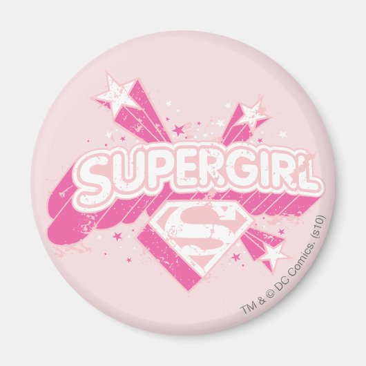 Supergirl Stars und Logos Magnet (Vorne)