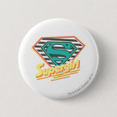 Supergirl Strip Logo Button (Vorderseite)