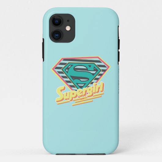 Supergirl Strip Logo Case-Mate iPhone Hülle (Rückseite)