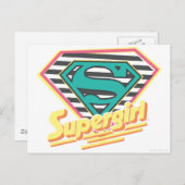 Supergirl Strip Logo Postkarte (Vorne/Hinten)