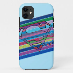 Supergirl Strip Rainbow-Logo iPhone 11 Hülle