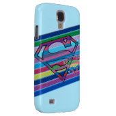 Supergirl Strip Rainbow-Logo Case-Mate Samsung Galaxy Hülle (Rückseite/rechts)