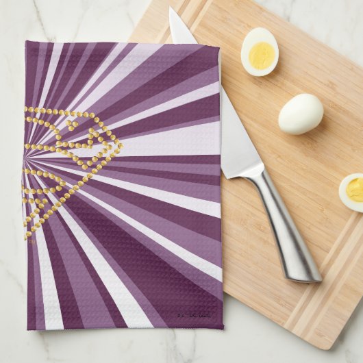 Supergirl Studded S-Shield Geschirrtuch (Viertel Falte)