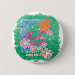 Supergirl Sun und Liebe Button