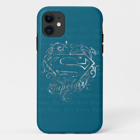 Supergirl Super Fly Super Niedlich Case-Mate iPhone Hülle (Rückseite)
