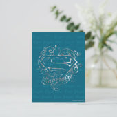 Supergirl Super Fly Super Niedlich Postkarte (Stehend Vorderseite)