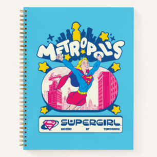 Supergirl Super Pop Frau von Morgen Notizblock