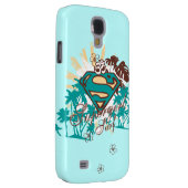 Supergirl Surf Case-Mate Samsung Galaxy Hülle (Rückseite/rechts)
