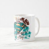 Supergirl Surf Kaffeetasse (VorderseiteRechts)