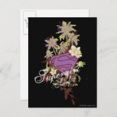 Supergirl Surf Logo Postkarte (Vorne/Hinten)