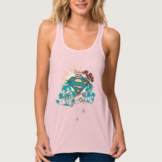 Supergirl Surf Tank Top (Vorderseite)