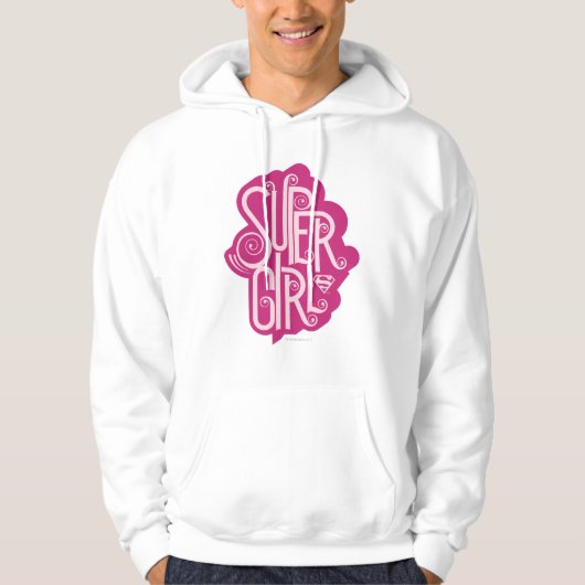 Supergirl Swirl 1 Hoodie (Vorderseite)