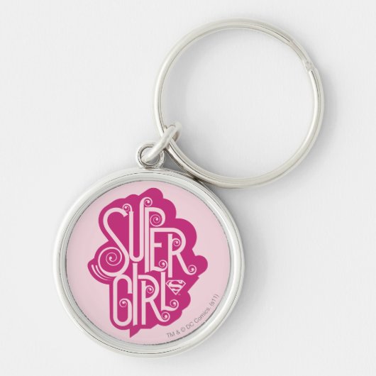 Supergirl Swirl 1 Schlüsselanhänger (Vorne)