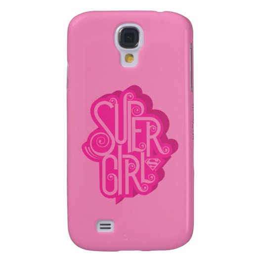 Supergirl Swirl 2 Case-Mate Samsung Galaxy Hülle (Rückseite)