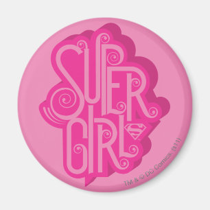 Supergirl Swirl 2 Magnet