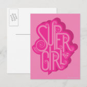Supergirl Swirl 2 Postkarte (Vorne/Hinten)