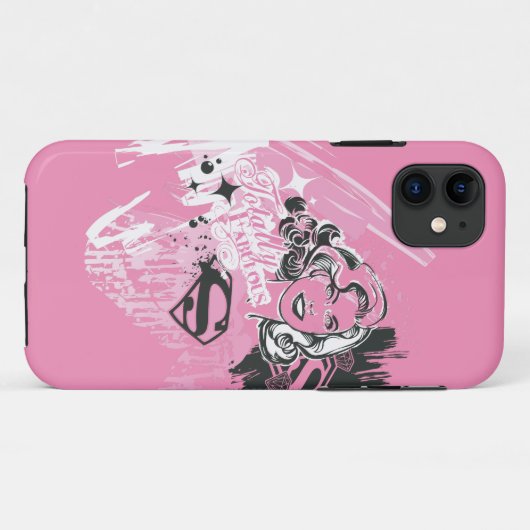 Supergirl Totally Fabulous Case-Mate iPhone Hülle (Rückseite (Horizontal))