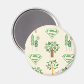 Supergirl Trees Magnet (Vorderseite/Rückseite)