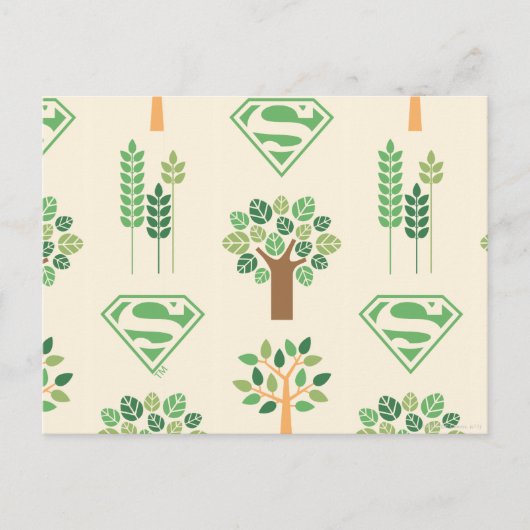 Supergirl Trees Postkarte (Vorderseite)