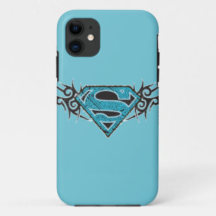 Supergirl-Tribal-Muster-Logo iPhone 11 Hülle