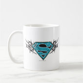 Supergirl Tribal Pattern Logo Kaffeetasse (Links)