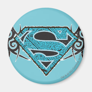 Supergirl Tribal Pattern Logo Magnet