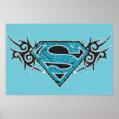 Supergirl Tribal Pattern Logo Poster (Vorne)