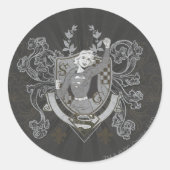 Supergirl-Wappen Runder Aufkleber (Vorderseite)