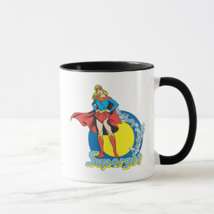 Supergirl with Logo Tasse
