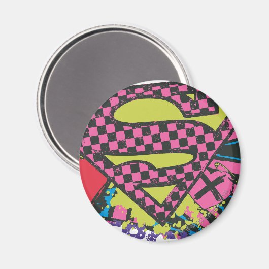 Supergirl X Magnet (Vorderseite/Rückseite)