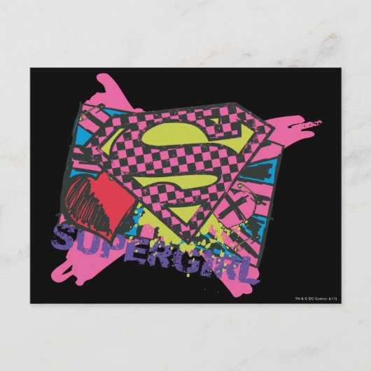 Supergirl X Postkarte (Vorderseite)