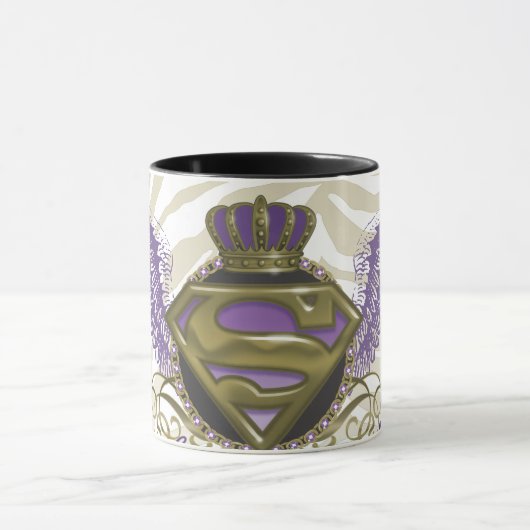Supergirl Zebra Print Tasse (Zentrum)