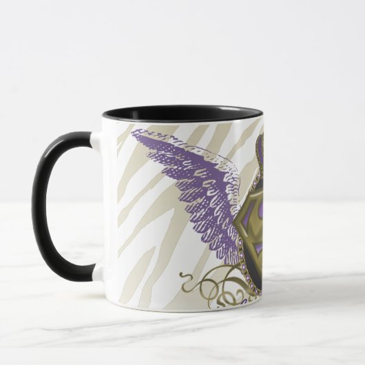 Supergirl Zebra Print Tasse (Links)